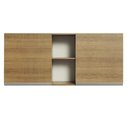 Ver imagem 3 de Armário Aéreo 150 Cm 2 Portas E 2 Nichos RusticRustic