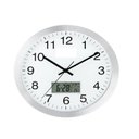 Ver imagem 1 de Relógio Parede Completo Termômetro Digital Calendário Despertador Escritório Sala Consultório Medido