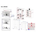 Ver imagem 4 de Quarto de Bebê Completo com Berço Americano 3 em 1 Encanto Multimóveis Mp4585 Madeirado