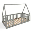 Ver imagem 3 de Cama Solteiro Montessoriana Valentina Cinza