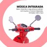 Moto Elétrica Infantil - Vespa Gts - 6v - Vermelha - Zippy Toys - 6