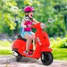 Moto Elétrica Infantil - Vespa Gts - 6v - Vermelha - Zippy Toys - 5