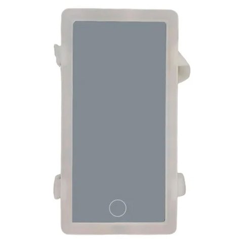 Espelho de Carro 3 Cores Maquiagem Automovel Led Usb sem Fio Quebra Sol Veiculo Branco Quente e Frio