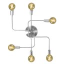 Ver imagem 2 de Lustre Sputnik Aranha 6 Braços Escovado Quarto Sala Cozinha