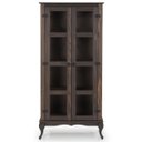 Ver imagem 2 de Cristaleira em Madeira Maciça com 2 portas