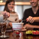 Ver imagem 2 de Aparelho de Fondue Chocolate Conjunto Casal 5 Peças Fundi