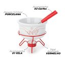 Ver imagem 4 de Aparelho de Fondue Chocolate Conjunto Casal 5 Peças Fundi