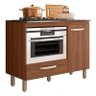 Balcão para Cooktop e Forno Avelã - Nicioli - 1