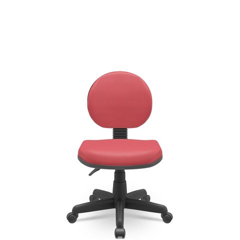 Cadeira Executiva Giratoria Odin - Couro Sintetico Corano - Vermelho