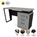 Ver imagem 3 de Mesa de Escritório 1,20m com Gaveteiro 3 Gavetas F5