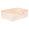Caixa colorida 42x15x28 com alça-  Organibox Bege Palha - 1