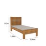 Cama Solteiro Safira Tcil Cinamomo - 3