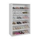 Ver imagem 7 de Quarto de Casal Guarda Roupa 1684 e Cômoda Exellence 8000 com 02 Sapateiras Lais Branco Brilho – Ara