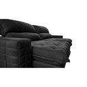 Ver imagem 4 de Sofá Retrátil e Reclinável 2,75m Molas Ensacadas Cama inBox Elegance com ThermoGel Velusoft