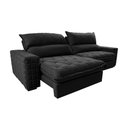 Ver imagem 7 de Sofá Retrátil e Reclinável 2,75m Molas Ensacadas Cama inBox Elegance com ThermoGel Velusoft