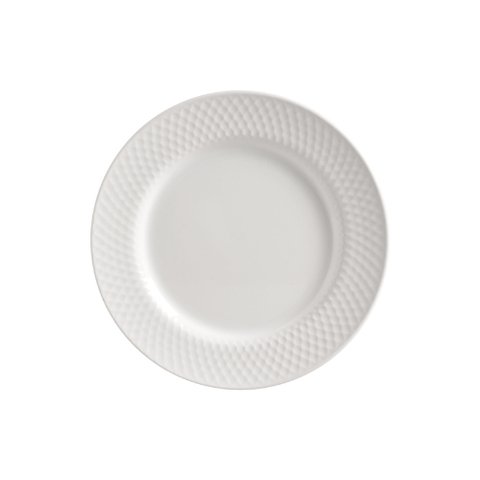 Conjunto com 6 Pratos de Sobremesa Satin White Ø21cm