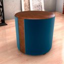 Ver imagem 2 de Puff Banqueta Redondo Luxo Copenhage Matrix