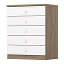 Ver imagem 2 de Cômoda Quarto Infantil 75cm 5 Gavetas Teddy H02 - D'Rossi