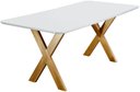 Ver imagem 1 de Mesa de Jantar com Vidro Madeira Maciça - Munique-1,80x0,90m - Móveis Mundial