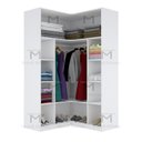 Ver imagem 3 de ARMÁRIO DE CANTO CLOSET M101.2021.B (CASA, QUARTO) MUNDI MOVEIS