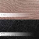 Ver imagem 4 de Kit 2 Poltronas Decorativas Kitana Pés Palito Couro/Linho Preto/Rosa - Gran Belo