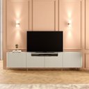 Ver imagem 1 de Rack para Sala 4 Portas Brisadas Mdf L220 X A65cm