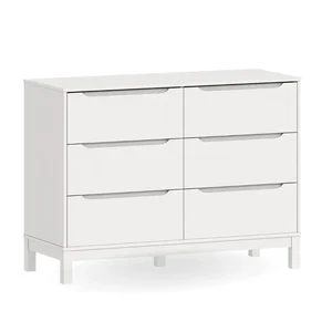 Cômoda Infantil Quater 6 Gavetas em Mdf – Branco Fosco