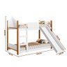 Beliche Infantil Casinha Branca com Escorregador e 2 Colchões Magia Gabrielli - 4