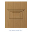 Ver imagem 6 de Painel Liso para TV até 75 Polegadas Planejado 200x250cm Aruá CabeCasa MadeiraOriginals Marrom Jatobá