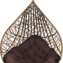 Ver imagem 2 de Balanço Ninho Gota Suspenso com Mosquetão e Mola para Área de Lazer - Caramelo A4