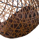 Ver imagem 6 de Balanço Ninho Gota Suspenso com Mosquetão e Mola para Área de Lazer - Caramelo A4