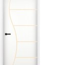 Ver imagem 2 de Folha de Porta em Madeira Frisada 7 210x80x3,5cm Gitale Portas