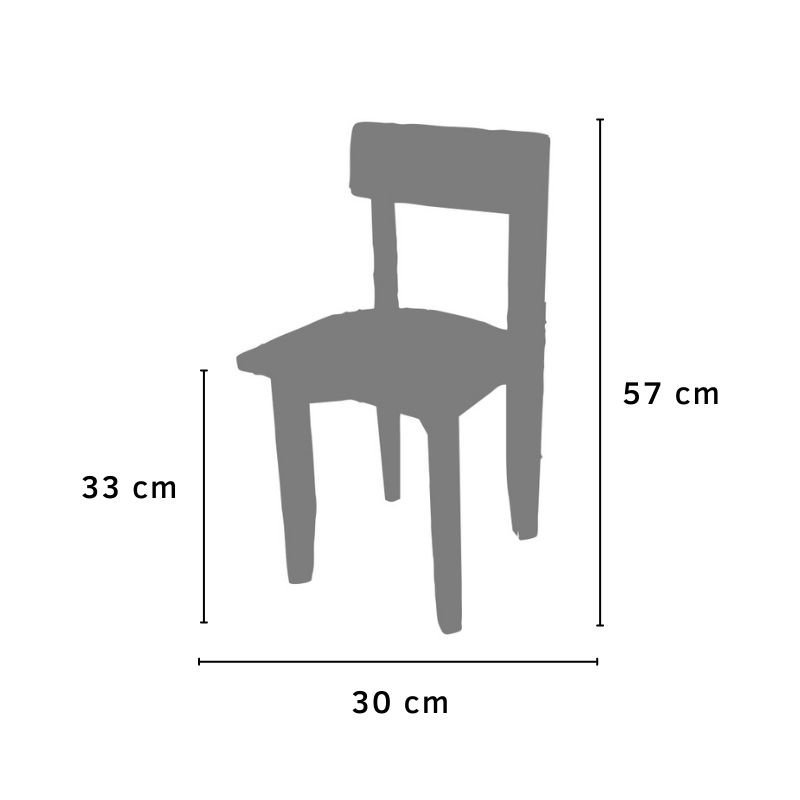 Conjunto Infantil de Madeira Mesa com 2 Cadeirinhas Estofadas Cor:cadeiras Vermelhas - 8