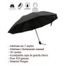 Guarda Chuva Grande Liso Resistente Cabe na Bolsa Voyagem - 3