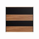 Ver imagem 4 de Balcão Atendimento Recepção Escritório 90 Cm X 110 Cm F5 Cor:nogal com Preto