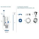 Ver imagem 3 de Mecanismo Saída Universal para Caixa Acoplada Duplo Acionador 340515 Blukit com Duplo Acionador