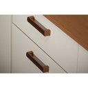 Ver imagem 6 de Paneleiro de Cozinha Essência Torre Quente C/ 2 Portas e 3 Nichos P/ Forno 60cm Freijo/white Laca
