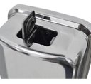 Ver imagem 4 de Kit 5x Dispenser Saboneteira Detergente Sabonete Líquido Inox 500ml Para Parede Cozinha Banheiro Lav