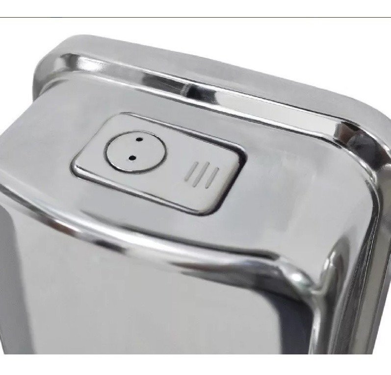 Kit 5x Dispenser Saboneteira Detergente Sabonete Líquido Inox 500ml Para Parede Cozinha Banheiro Lav - 5