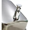 Ver imagem 3 de Kit 5x Dispenser Saboneteira Detergente Sabonete Líquido Inox 500ml Para Parede Cozinha Banheiro Lav