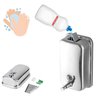 Kit 5x Dispenser Saboneteira Detergente Sabonete Líquido Inox 500ml Para Parede Cozinha Banheiro Lav - 6