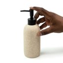 Ver imagem 4 de Porta Sabonete Líquido de Resina Oval Areia 265ml - Oikos