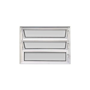 Vitro Basculante de Alumínio Branco 60x80 Linha 25