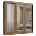 Ver imagem 2 de Guarda-roupa Casal Madesa Kansas 3 Portas de Correr de Espelho 3 Gavetas