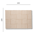 Ver imagem 4 de Tapete para Sala e Quarto Chenille Antiderrapante Strudel Salmão 2,00x2,50m
