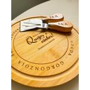 Ver imagem 1 de Tábua de Servir 30x20x1,5cm com 2 Utensílios Class Bamboo