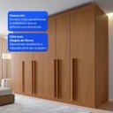 Ver imagem 7 de Guarda-Roupa Grande Casal 6 Portas 06 Gavetas 2,20m Frente 100% MDF Vermont