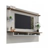 Painel para TV até 60 Polegadas com LED 2 Prateleiras de Vidro Veneza Yescasa - 2