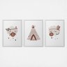 Trio Quadros para Quarto Infantil - 1