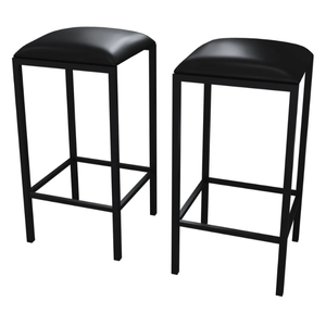 3 Bancos Altos Banqueta Reforçada para Area Gourmet Cozinha